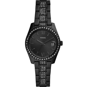 Horlogeband Fossil ES4508 Roestvrij staal (RVS) Zwart 16mm
